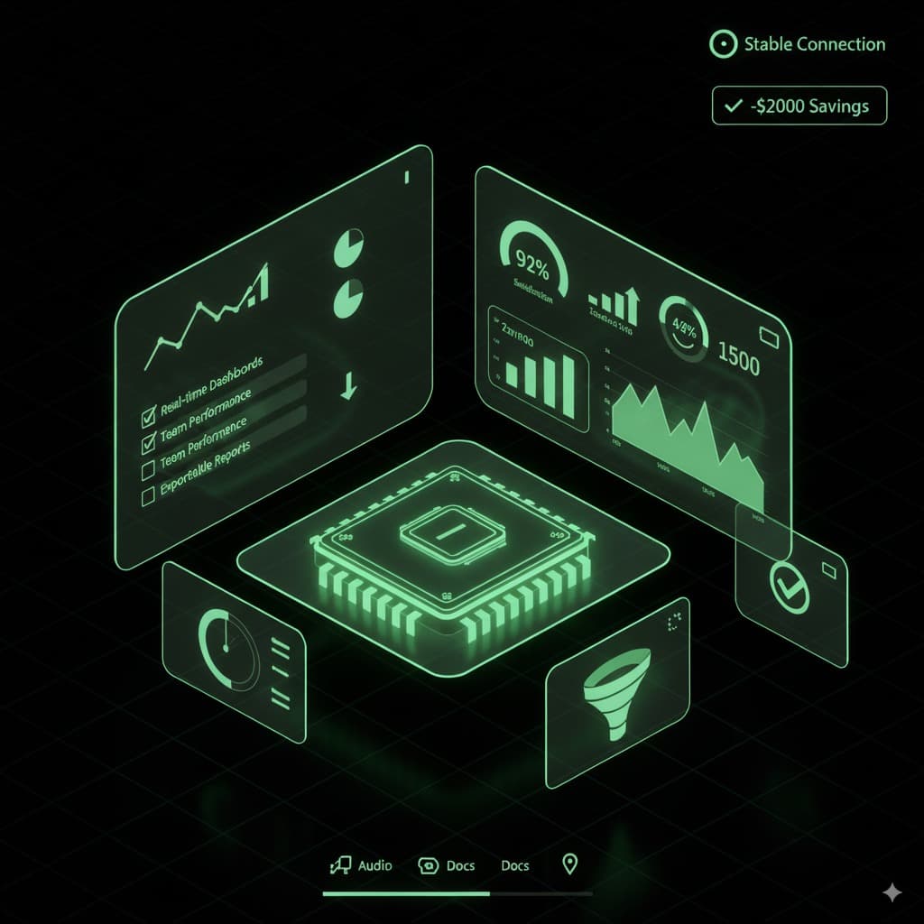 Demonstração da funcionalidade: Relatórios e Dashboards em Tempo Real