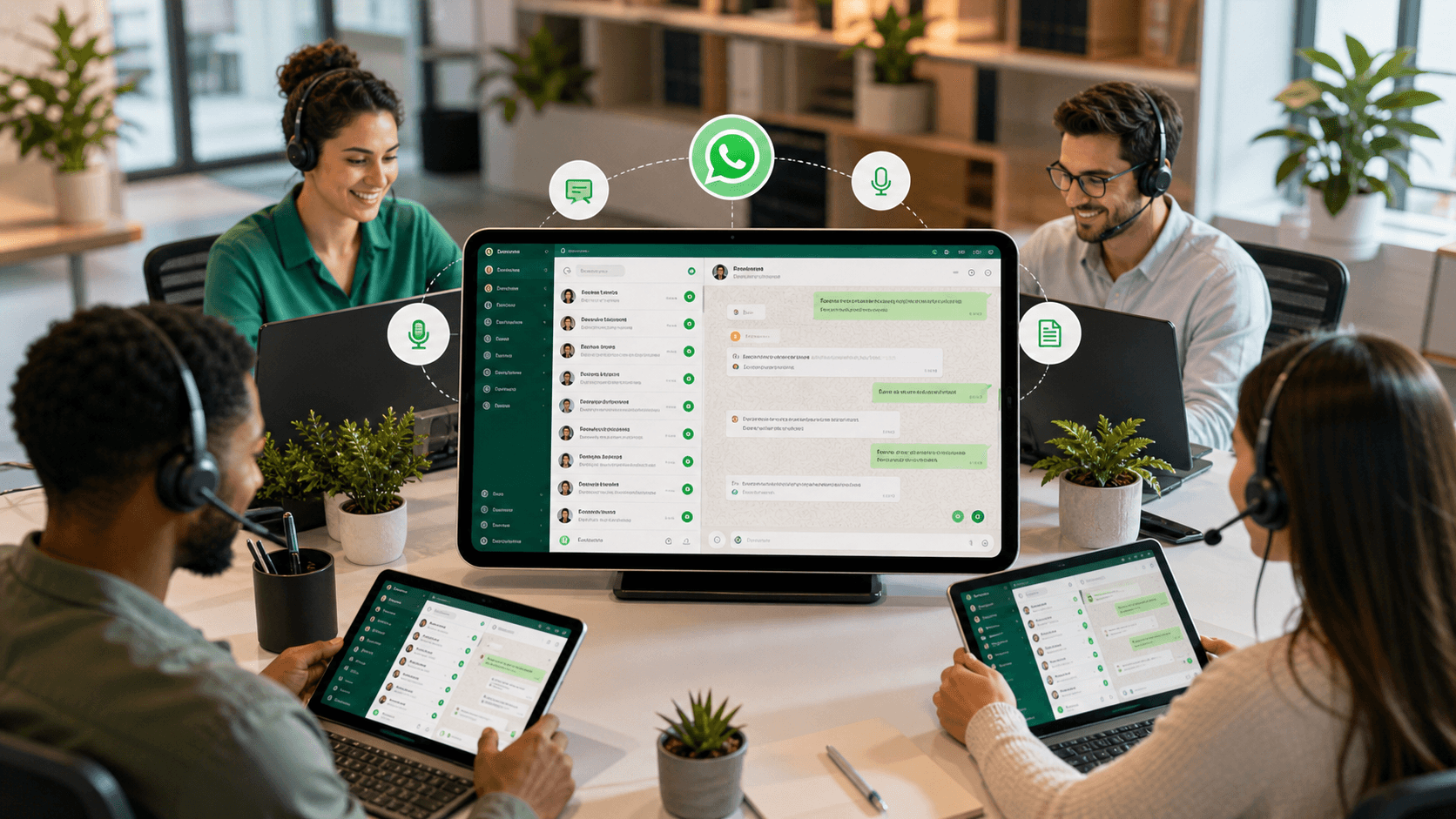 Demonstração da funcionalidade: WhatsApp
