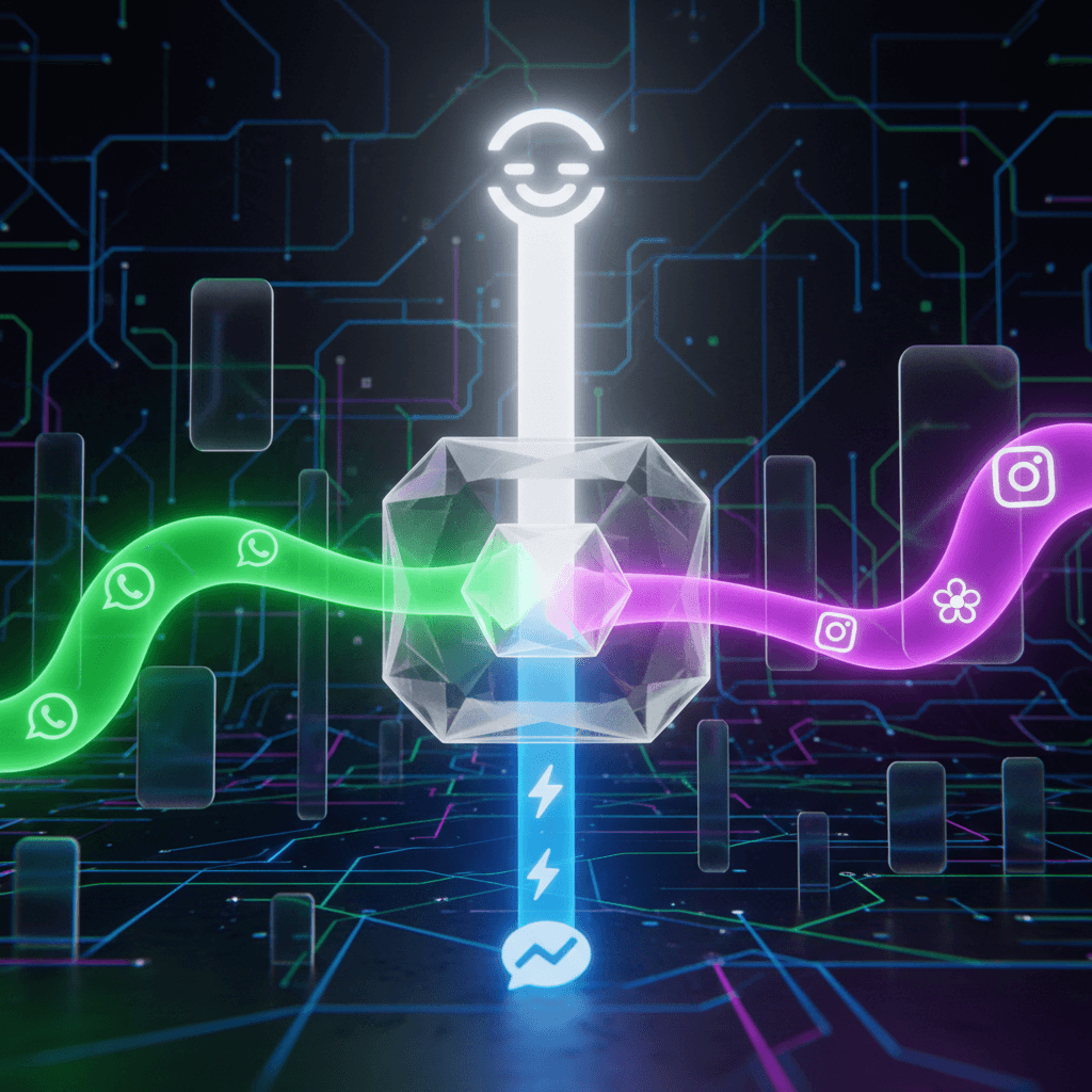 Centralize WhatsApp, Instagram Direct e Facebook Messenger