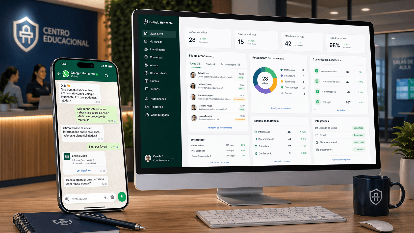 WhatsApp para escolas e cursos: como melhorar matrículas e suporte